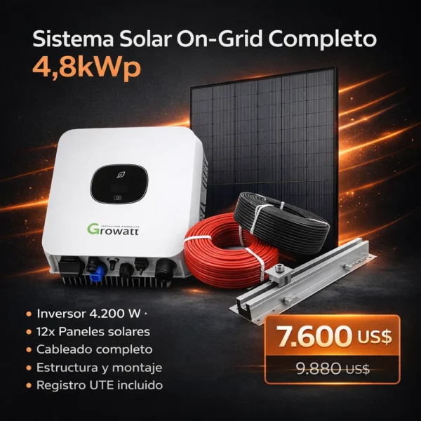 4,2kw 4,8kWp ongrid completo 1